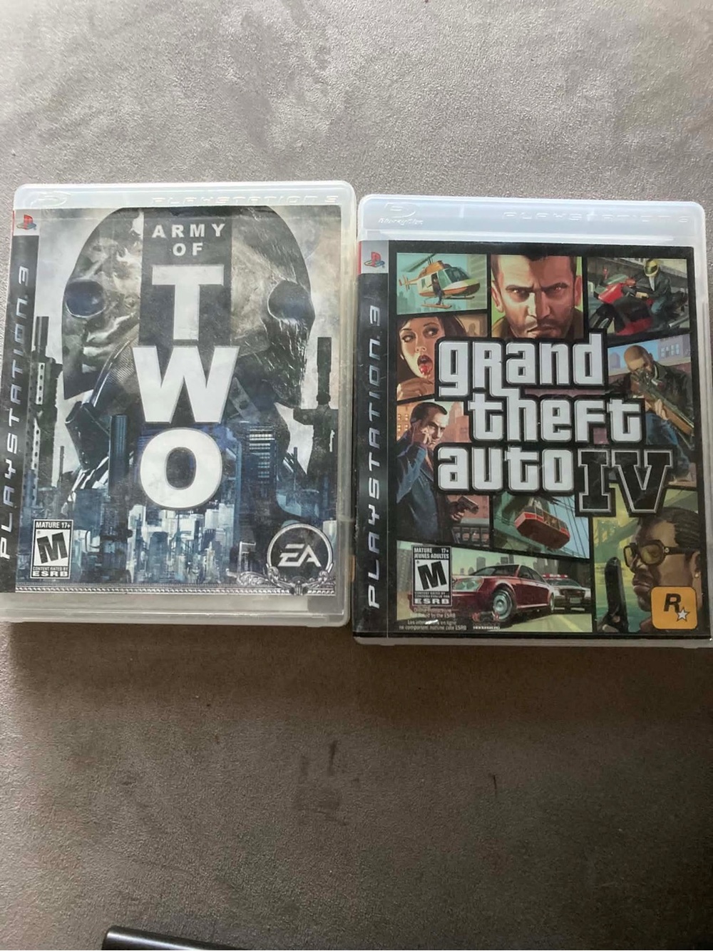 Two Sony PlayStation 3 Games